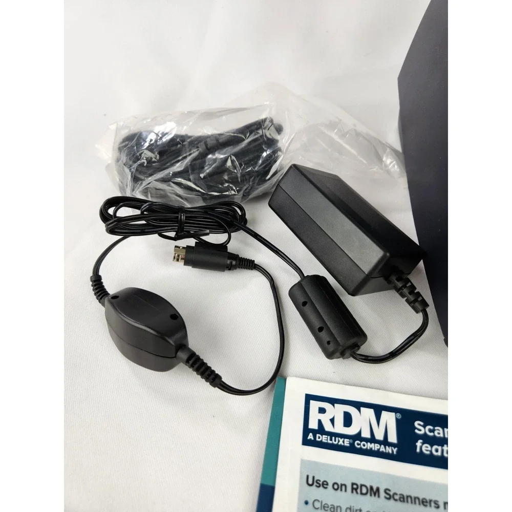 RDM EC9600i SF Check Reader Scanner Incl Cords And Quick‎ Start Guide Heavy Duty